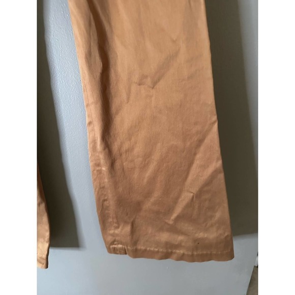 Theory mid-rise wide leg trousers women’s size 6 tan - Picture 4 of 6